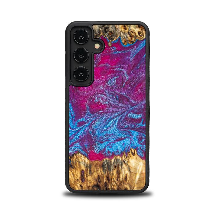 Samsung Galaxy S24 Resin & Wood Phone Case - Synergy#E3