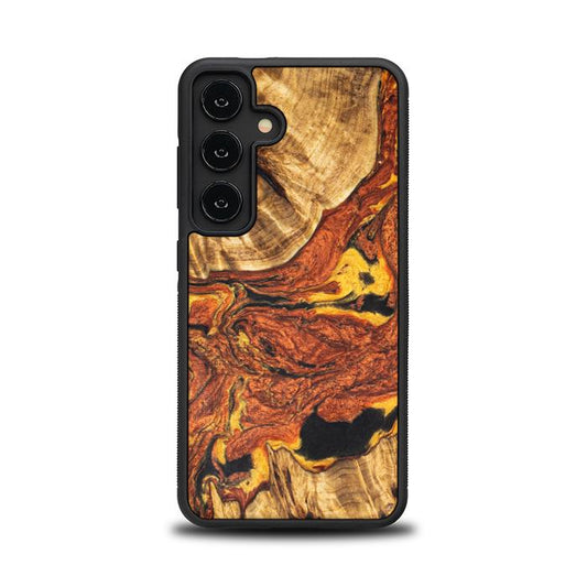 Samsung Galaxy S24 Resin & Wood Phone Case - Synergy#E6