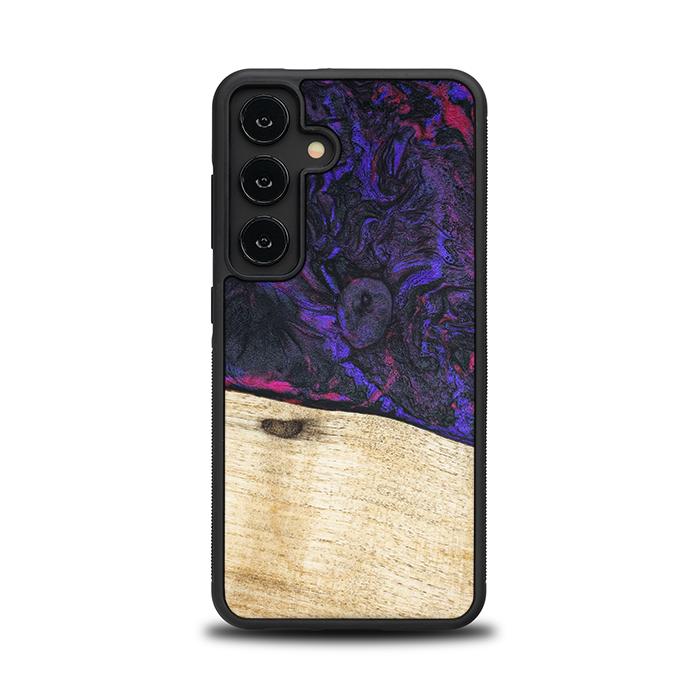 Samsung Galaxy S24 Handyhülle aus Harz und Holz - Synergy#F18