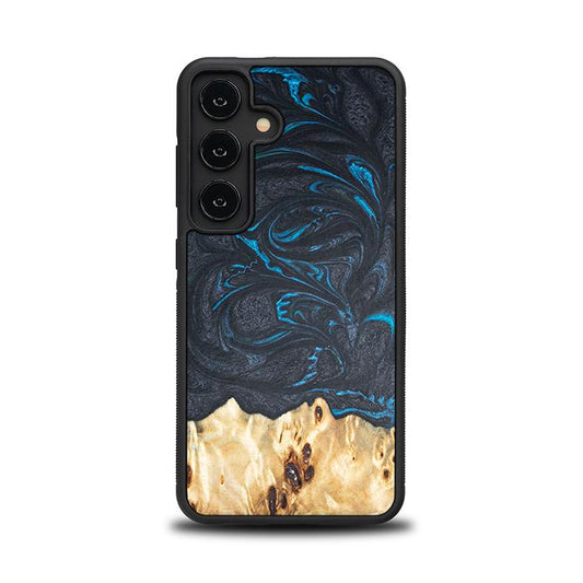 Samsung Galaxy S24 Handyhülle aus Harz und Holz - Synergy#F21