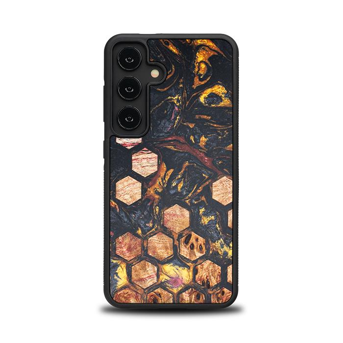Samsung Galaxy S24 Handyhülle aus Harz und Holz - Synergy#F26