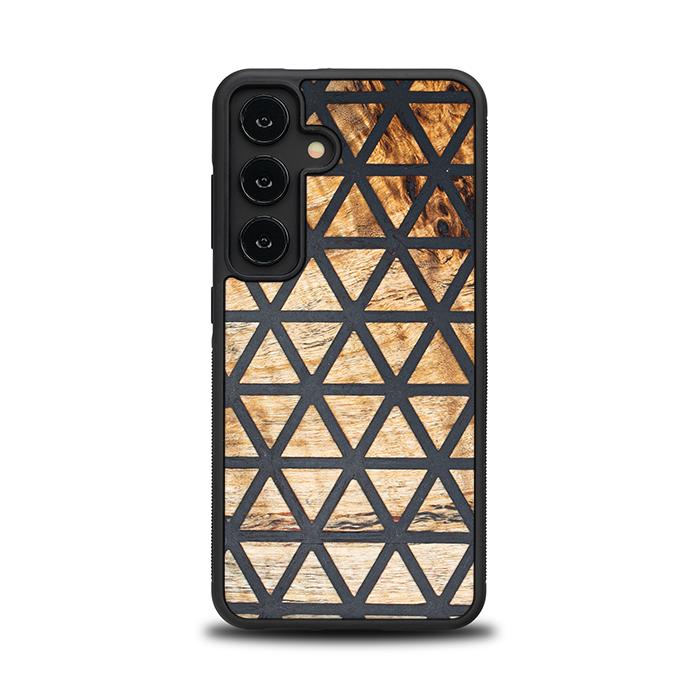 Samsung Galaxy S24 Handyhülle aus Harz und Holz - Synergy#F29