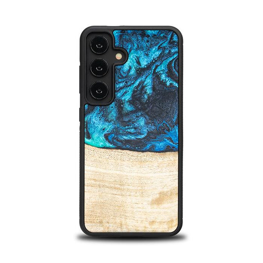 Samsung Galaxy S24 Handyhülle aus Harz und Holz - Synergy#F3