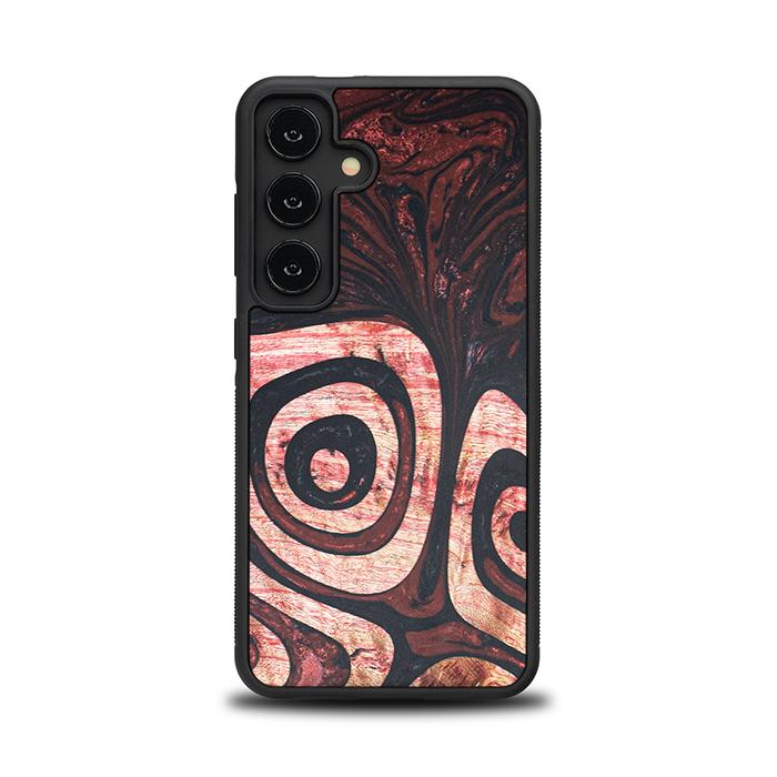 Samsung Galaxy S24 Handyhülle aus Harz und Holz - Synergy#F32