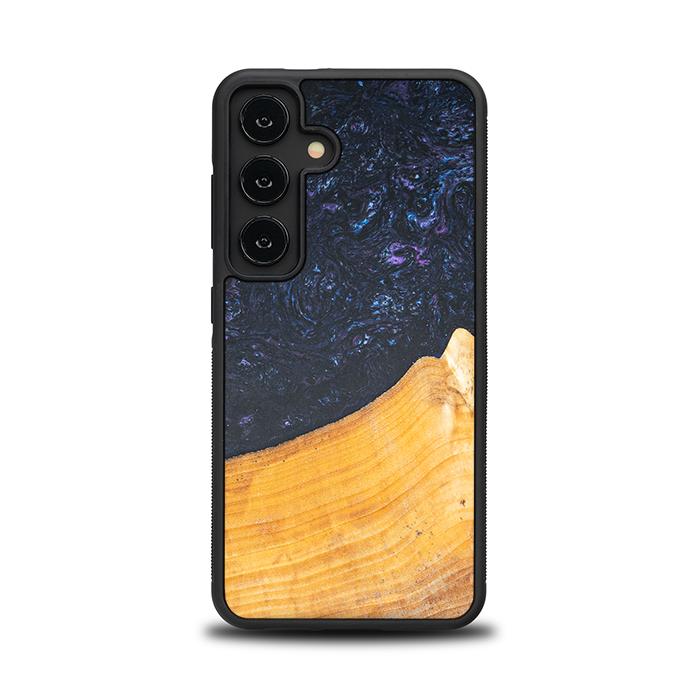 Samsung Galaxy S24 Handyhülle aus Harz und Holz - Synergy#F37