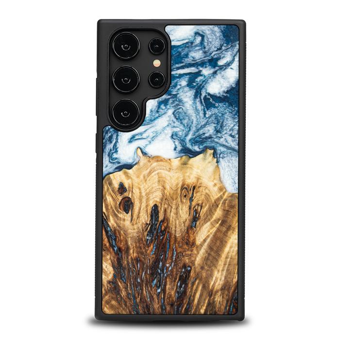 Samsung Galaxy S24 Ultra Handyhülle aus Harz und Holz - Synergy#E23