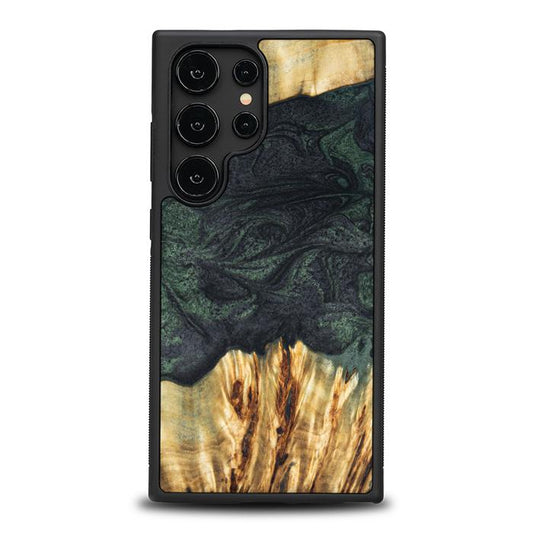 Samsung Galaxy S24 Ultra Handyhülle aus Harz und Holz - Synergy#E25