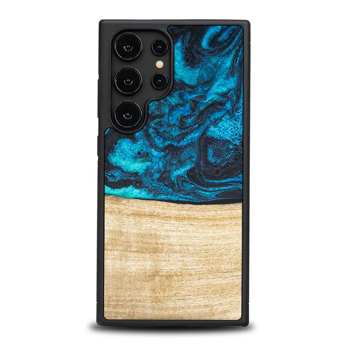 Samsung Galaxy S24 Ultra Handyhülle aus Harz und Holz - Synergy#F11