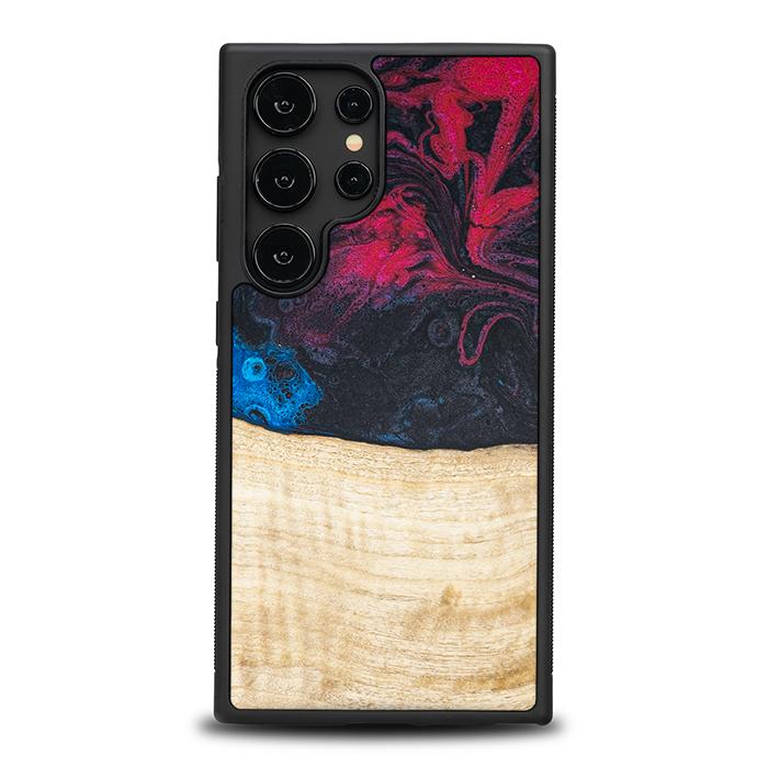 Samsung Galaxy S24 Ultra Handyhülle aus Harz und Holz - Synergy#F14