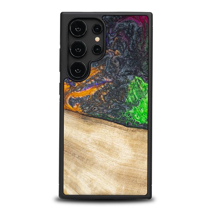 Samsung Galaxy S24 Ultra Handyhülle aus Harz und Holz - Synergy#F15