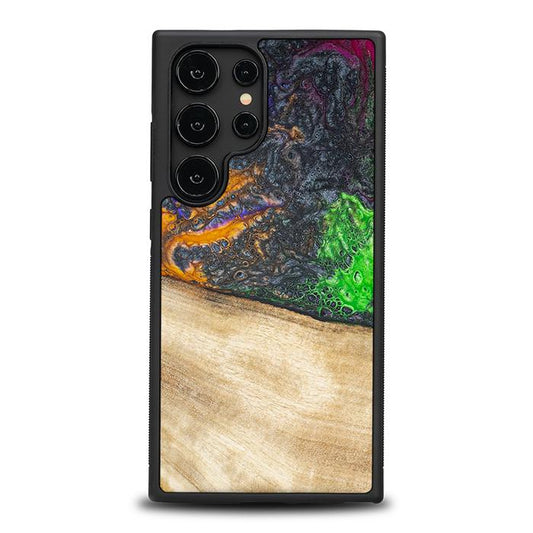 Samsung Galaxy S24 Ultra Handyhülle aus Harz und Holz - Synergy#F15