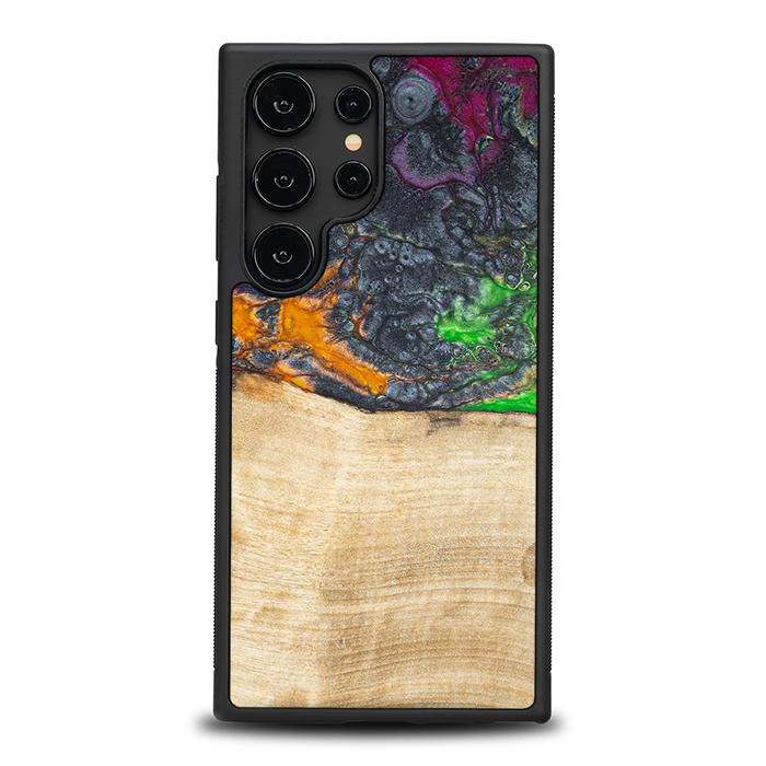 Samsung Galaxy S24 Ultra Handyhülle aus Harz und Holz - Synergy#F16