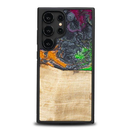 Samsung Galaxy S24 Ultra Handyhülle aus Harz und Holz - Synergy#F16
