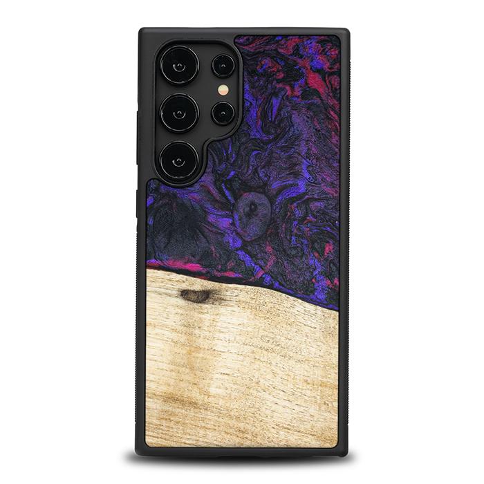 Samsung Galaxy S24 Ultra Handyhülle aus Harz und Holz - Synergy#F18