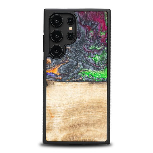 Samsung Galaxy S24 Ultra Handyhülle aus Harz und Holz - Synergy#F2