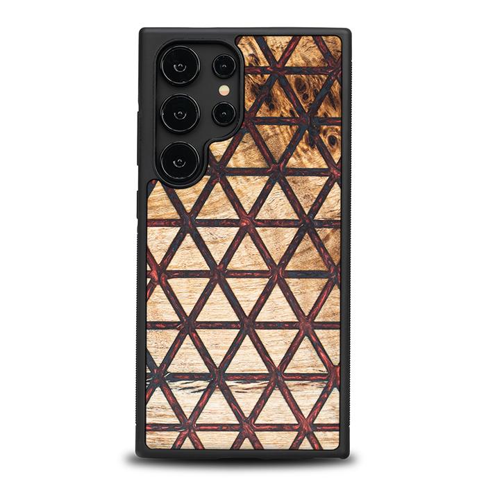 Samsung Galaxy S24 Ultra Handyhülle aus Harz und Holz - Synergy#F22