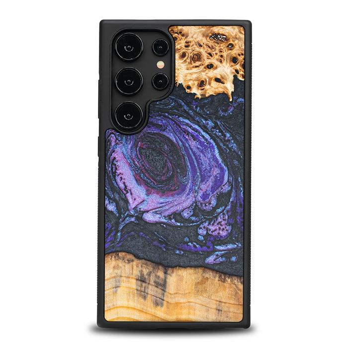 Samsung Galaxy S24 Ultra Handyhülle aus Harz und Holz - Synergy#F24