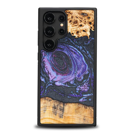 Samsung Galaxy S24 Ultra Handyhülle aus Harz und Holz - Synergy#F24