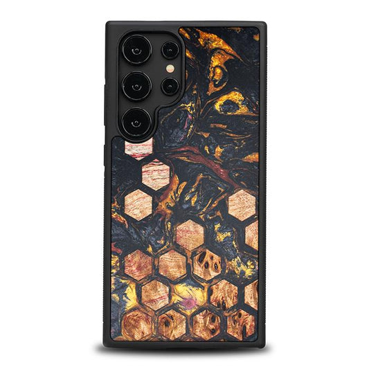 Samsung Galaxy S24 Ultra Handyhülle aus Harz und Holz - Synergy#F26