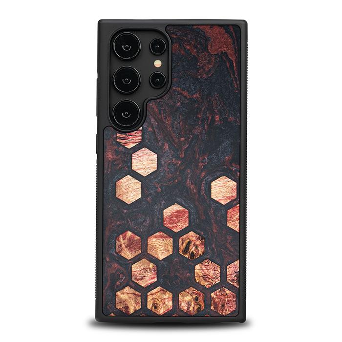 Samsung Galaxy S24 Ultra Handyhülle aus Harz und Holz - Synergy#F27