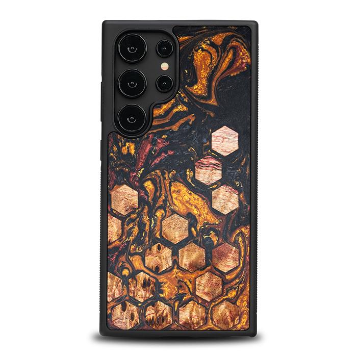 Samsung Galaxy S24 Ultra Handyhülle aus Harz und Holz - Synergy#F38