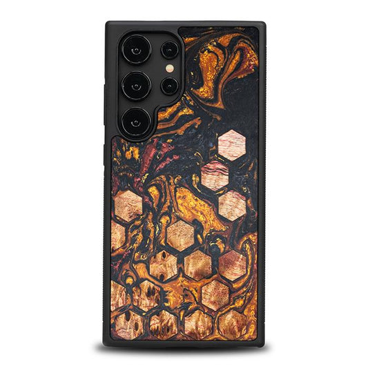 Samsung Galaxy S24 Ultra Handyhülle aus Harz und Holz - Synergy#F38