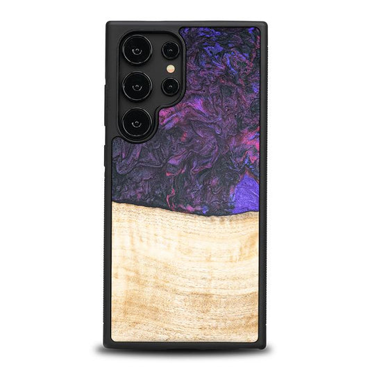 Samsung Galaxy S24 Ultra Handyhülle aus Harz und Holz - Synergy#F4