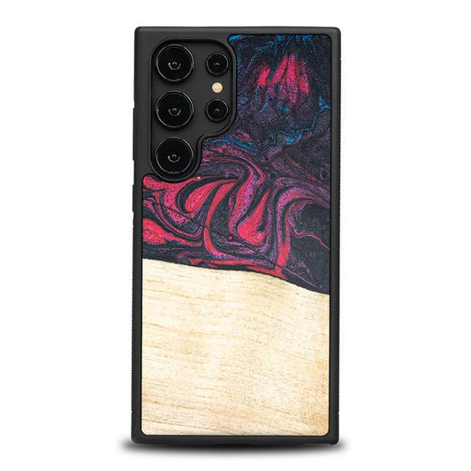Samsung Galaxy S24 Ultra Handyhülle aus Harz und Holz - Synergy#F5