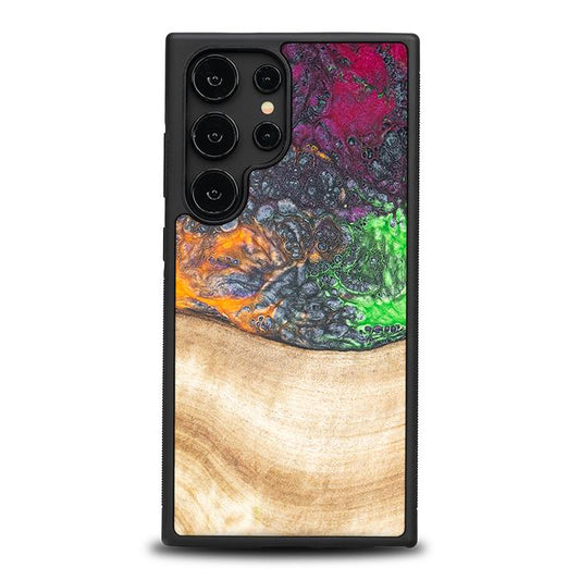 Samsung Galaxy S24 Ultra Handyhülle aus Harz und Holz - Synergy#F6