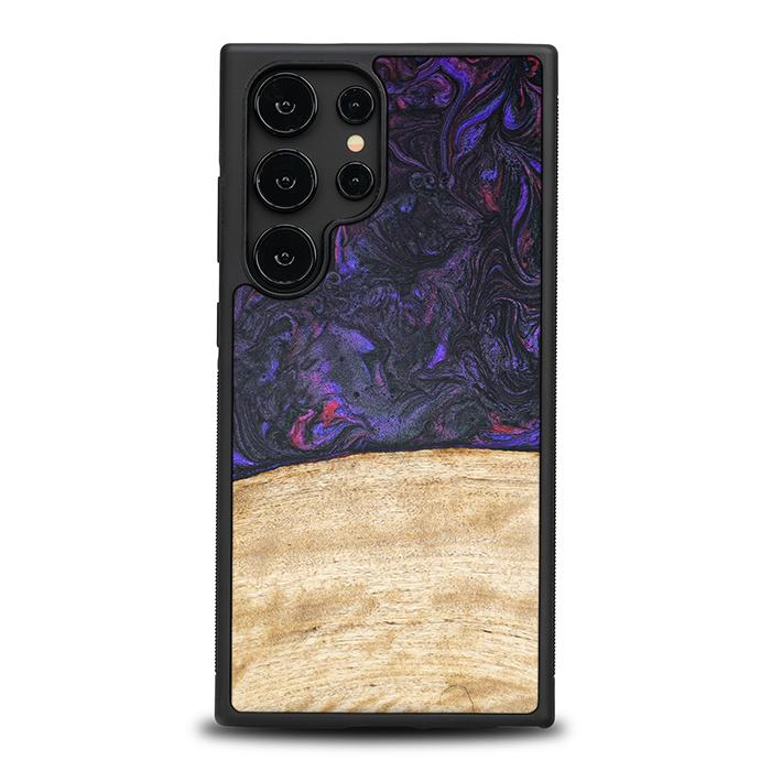 Samsung Galaxy S24 Ultra Handyhülle aus Harz und Holz - Synergy#F7