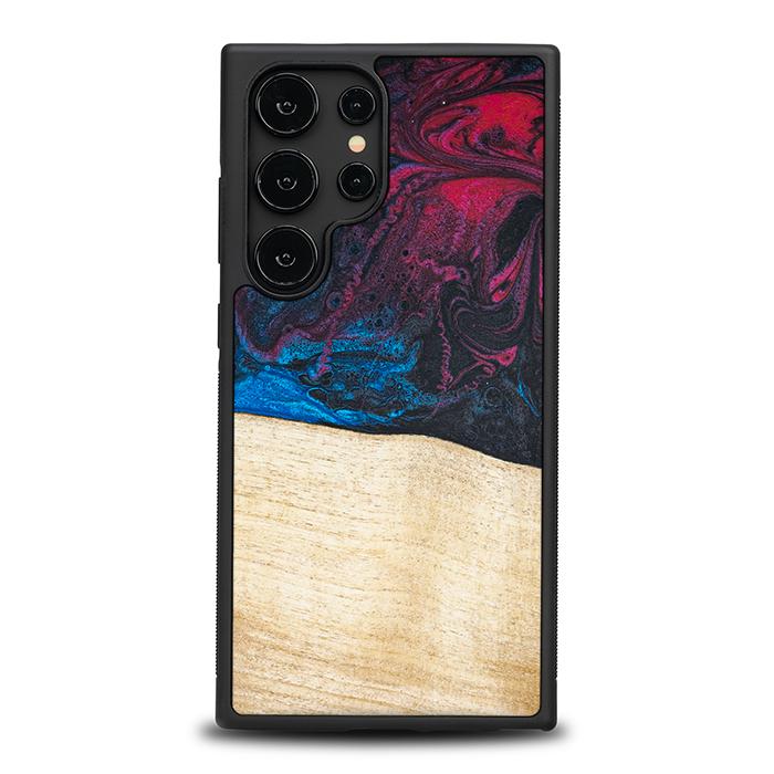 Samsung Galaxy S24 Ultra Handyhülle aus Harz und Holz - Synergy#F9