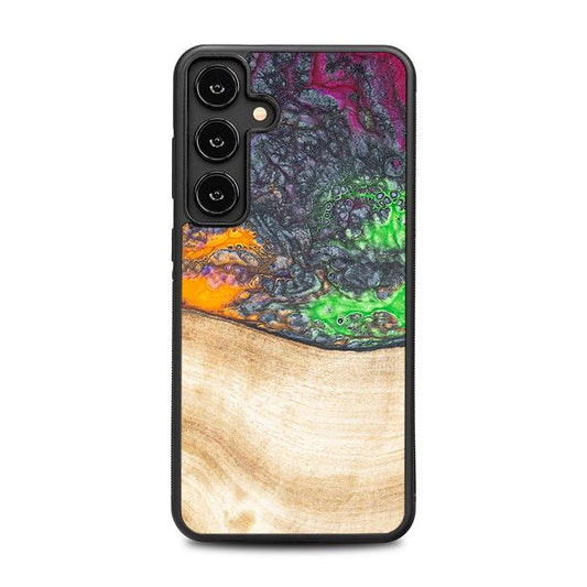Samsung Galaxy S25 Plus Handyhülle aus Harz und Holz - Synergy#F1