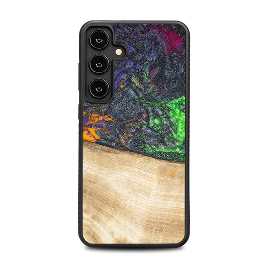 Samsung Galaxy S25 Plus Handyhülle aus Harz und Holz - Synergy#F10