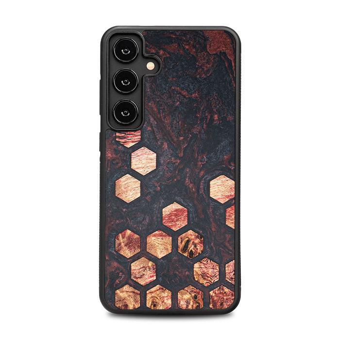 Samsung Galaxy S25 Plus Handyhülle aus Harz und Holz - Synergy#F27