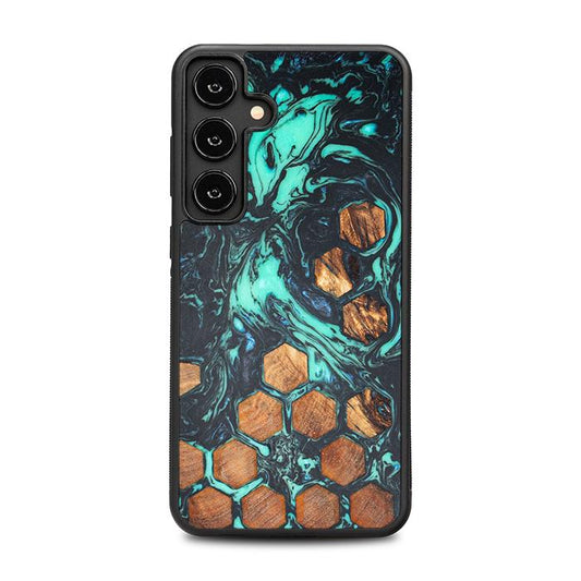 Samsung Galaxy S25 Plus Handyhülle aus Harz und Holz - Synergy#F28
