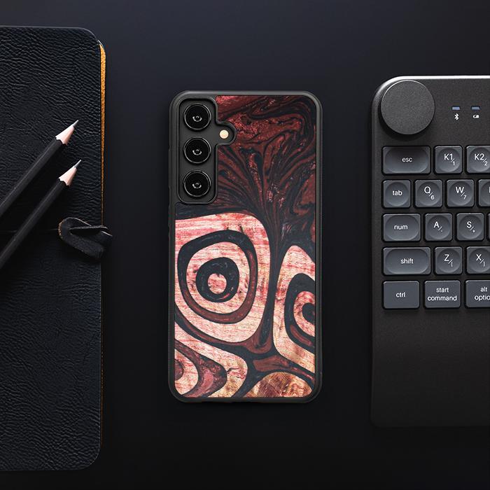 Samsung Galaxy S25 Plus Handyhülle aus Harz und Holz - Synergy#F32