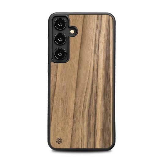 Samsung Galaxy S25 Plus Handyhülle aus Holz - Nussbaum