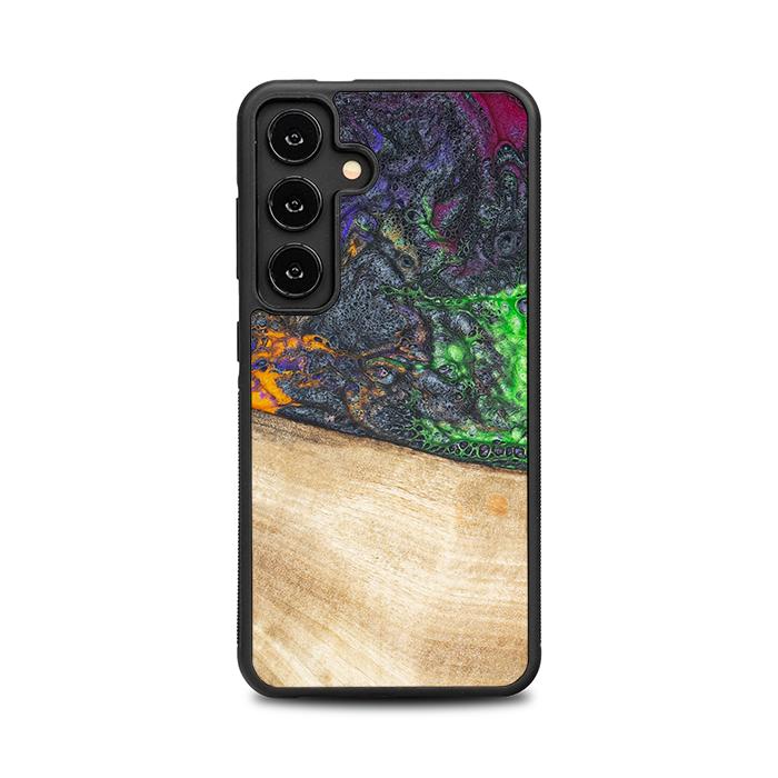 Samsung Galaxy S25 Handyhülle aus Harz und Holz - Synergy#F10