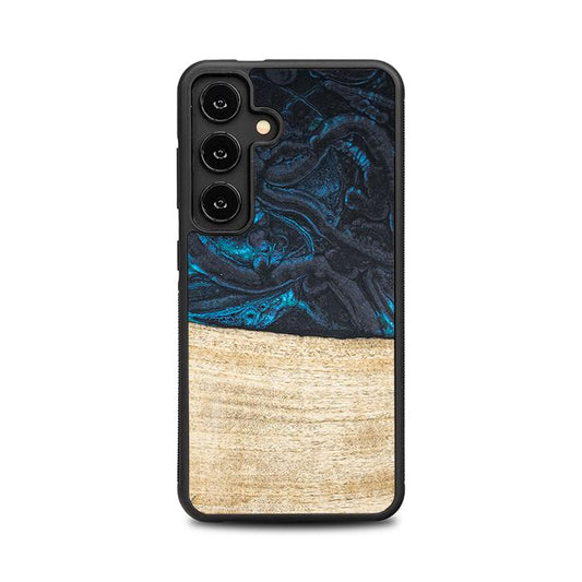 Samsung Galaxy S25 Handyhülle aus Harz und Holz - Synergy#F13