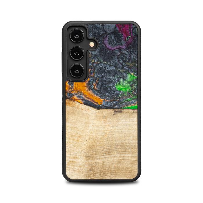 Samsung Galaxy S25 Handyhülle aus Harz und Holz - Synergy#F16