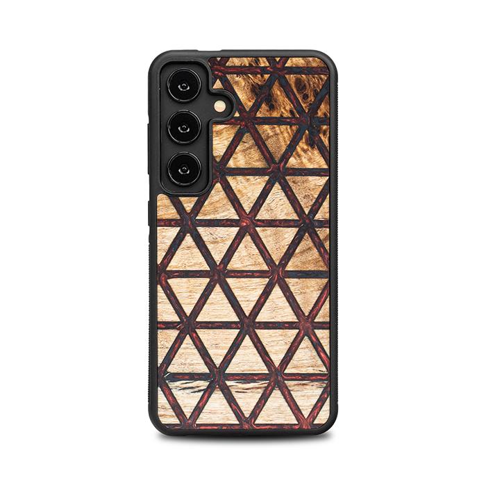 Samsung Galaxy S25 Handyhülle aus Harz und Holz - Synergy#F22