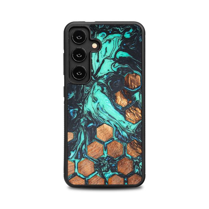 Samsung Galaxy S25 Handyhülle aus Harz und Holz - Synergy#F23