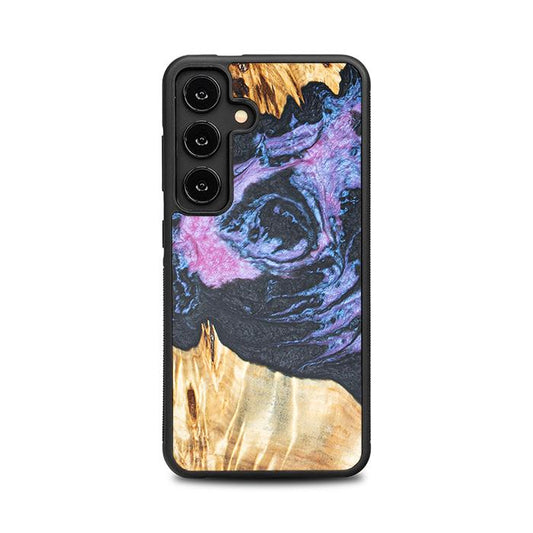 Samsung Galaxy S25 Handyhülle aus Harz und Holz - Synergy#F25