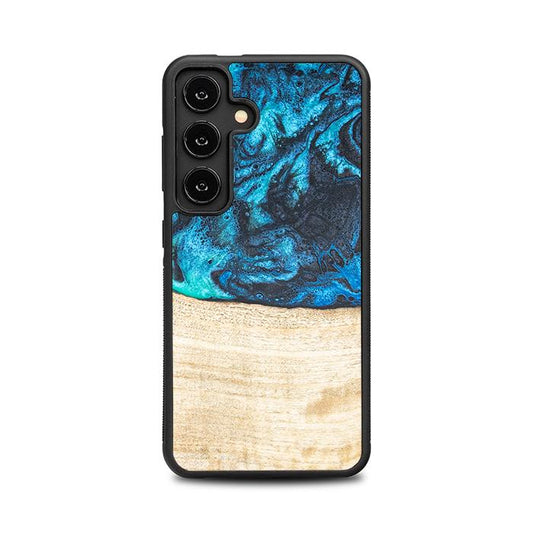 Samsung Galaxy S25 Handyhülle aus Harz und Holz - Synergy#F3