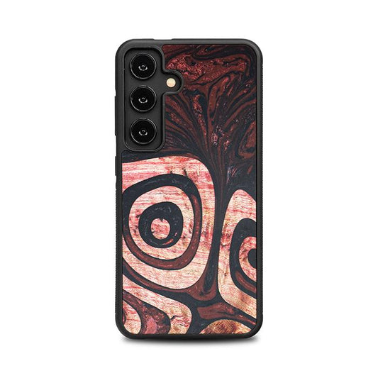 Samsung Galaxy S25 Handyhülle aus Harz und Holz - Synergy#F32