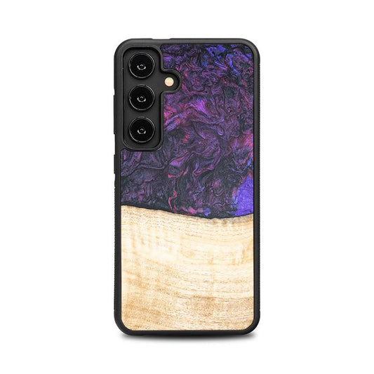 Samsung Galaxy S25 Handyhülle aus Harz und Holz - Synergy#F4