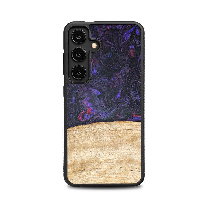 Samsung Galaxy S25 Handyhülle aus Harz und Holz - Synergy#F7