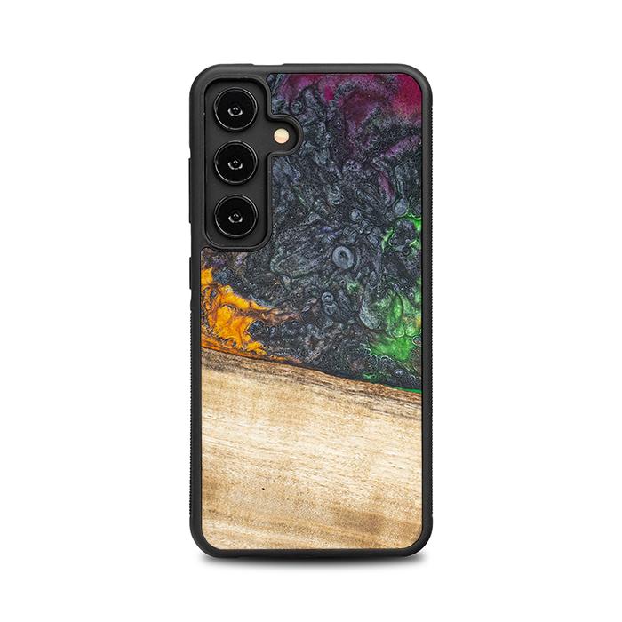 Samsung Galaxy S25 Handyhülle aus Harz und Holz - Synergy#F8