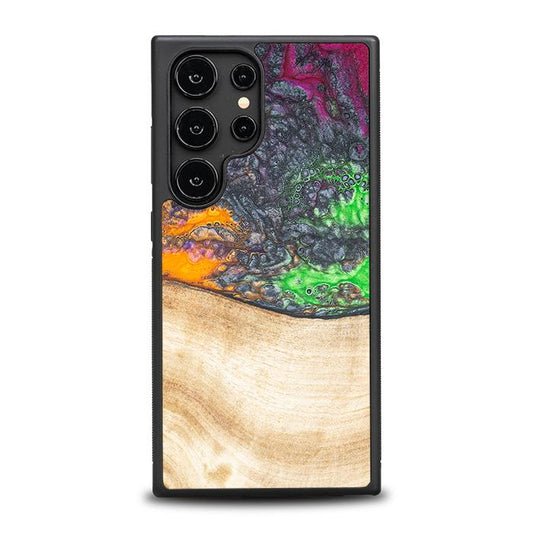 Samsung Galaxy S25 Ultra Handyhülle aus Harz und Holz - Synergy#F1