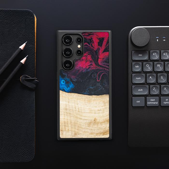 Samsung Galaxy S25 Ultra Handyhülle aus Harz und Holz - Synergy#F14